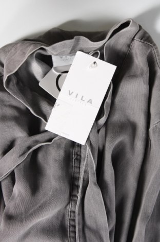 Γυναικείο πουκάμισο VILA, Μέγεθος L, Χρώμα Γκρί, Τιμή 14,12 €