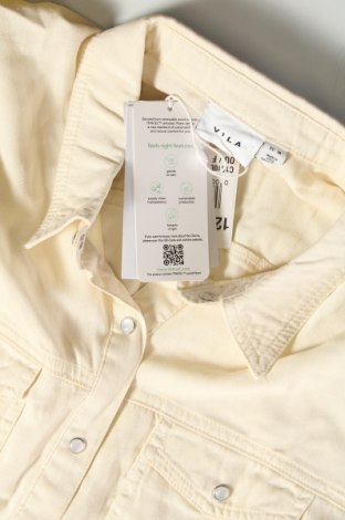 Γυναικείο πουκάμισο VILA, Μέγεθος M, Χρώμα Εκρού, Τιμή 11,86 €