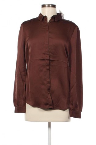 Γυναικείο πουκάμισο VILA, Μέγεθος XS, Χρώμα Καφέ, Τιμή 11,86 €