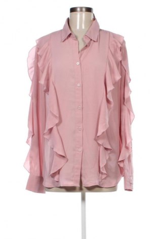 Γυναικείο πουκάμισο Who What Wear, Μέγεθος L, Χρώμα Ρόζ , Τιμή 16,33 €