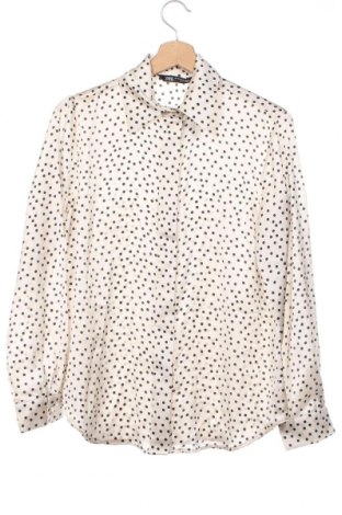 Дамска риза Zara, Размер XS, Цвят Бежов, Цена 15,42 лв.