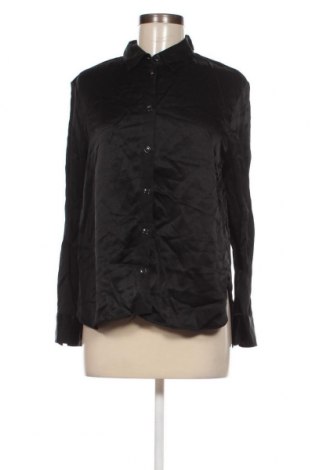 Дамска риза Zara, Размер M, Цвят Черен, Цена 12,15 лв.
