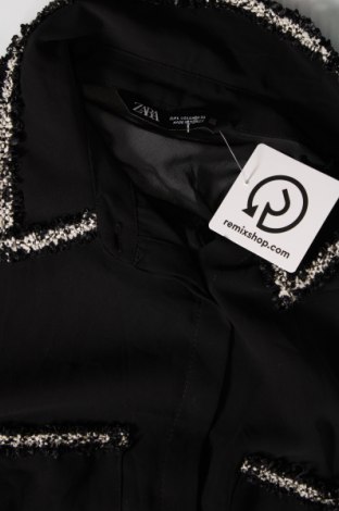 Γυναικείο πουκάμισο Zara, Μέγεθος L, Χρώμα Μαύρο, Τιμή 9,19 €