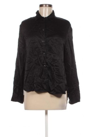Дамска риза Zara, Размер L, Цвят Черен, Цена 14,85 лв.