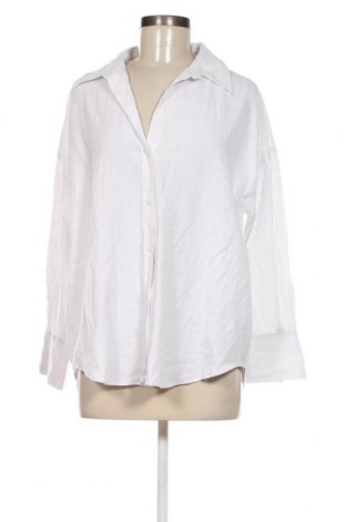 Γυναικείο πουκάμισο Zara, Μέγεθος L, Χρώμα Λευκό, Τιμή 10,02 €