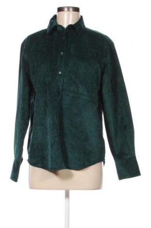 Γυναικείο πουκάμισο Zara, Μέγεθος S, Χρώμα Πράσινο, Τιμή 9,19 €