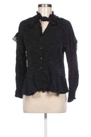 Γυναικείο πουκάμισο Zara, Μέγεθος M, Χρώμα Μαύρο, Τιμή 16,70 €