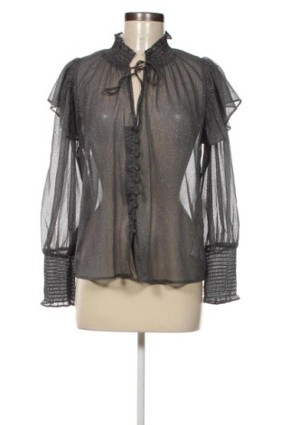 Γυναικείο πουκάμισο Zara, Μέγεθος L, Χρώμα Γκρί, Τιμή 16,70 €