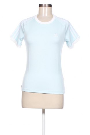 Damen T-Shirt Adidas Originals, Größe XXS, Farbe Blau, Preis 19,18 €