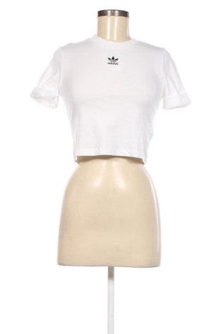Damski T-shirt Adidas Originals, Rozmiar XXS, Kolor Biały, Cena 165,26 zł