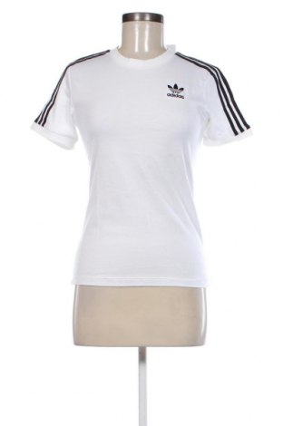 Damski T-shirt Adidas Originals, Rozmiar XXS, Kolor Biały, Cena 99,16 zł