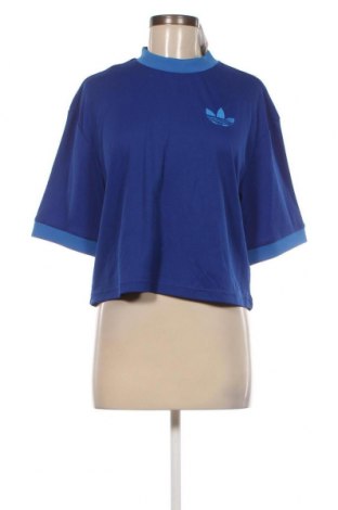 Γυναικείο t-shirt Adidas Originals, Μέγεθος XXS, Χρώμα Μπλέ, Τιμή 31,96 €