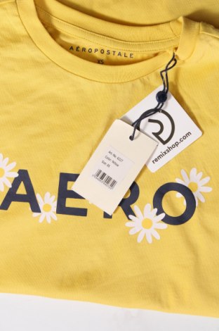 Damski T-shirt Aeropostale, Rozmiar XS, Kolor Żółty, Cena 28,54 zł