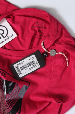 Дамска тениска Armani Exchange, Размер XS, Цвят Розов, Цена 54,00 лв.