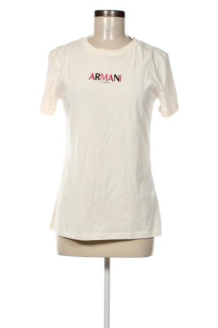 Damski T-shirt Armani Exchange, Rozmiar M, Kolor ecru, Cena 191,91 zł