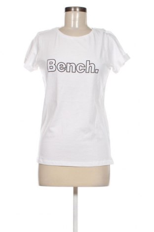 Γυναικείο t-shirt Bench, Μέγεθος XS, Χρώμα Λευκό, Τιμή 18,56 €