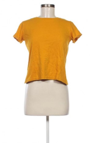 Tricou de femei Bershka, Mărime S, Culoare Galben, Preț 34,91 Lei