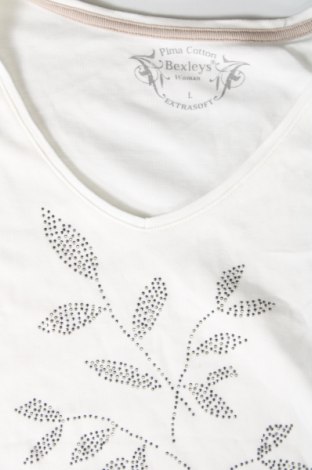Γυναικείο t-shirt Bexleys, Μέγεθος L, Χρώμα Λευκό, Τιμή 9,90 €