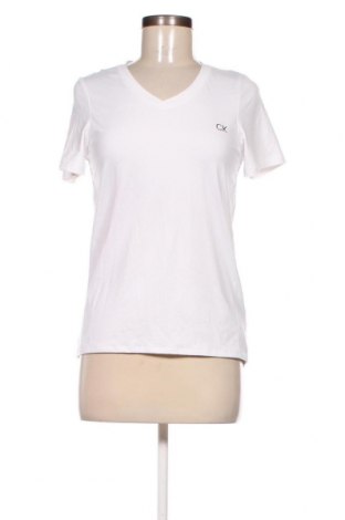 Γυναικείο t-shirt Calvin Klein, Μέγεθος XS, Χρώμα Λευκό, Τιμή 29,77 €
