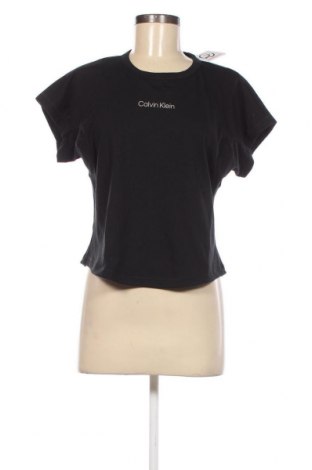 Γυναικείο t-shirt Calvin Klein, Μέγεθος XL, Χρώμα Μαύρο, Τιμή 21,83 €
