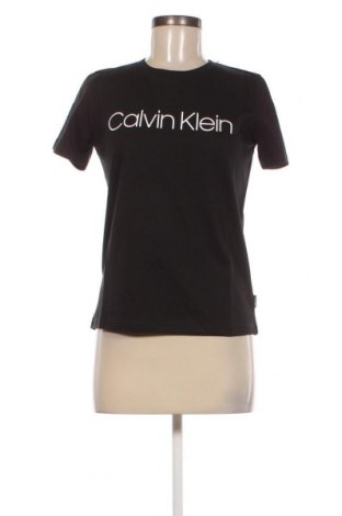 Γυναικείο t-shirt Calvin Klein, Μέγεθος XS, Χρώμα Μαύρο, Τιμή 27,78 €