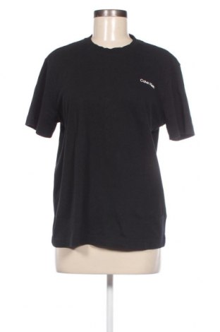 Γυναικείο t-shirt Calvin Klein, Μέγεθος M, Χρώμα Μαύρο, Τιμή 35,72 €