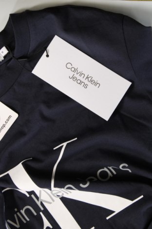 Damen T-Shirt Calvin Klein, Größe M, Farbe Blau, Preis 35,72 €
