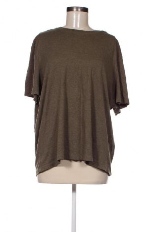 Γυναικείο t-shirt Calvin Klein, Μέγεθος XL, Χρώμα Πράσινο, Τιμή 17,39 €