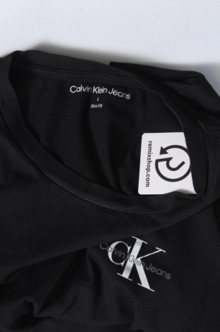 Γυναικείο t-shirt Calvin Klein Jeans, Μέγεθος L, Χρώμα Μαύρο, Τιμή 35,72 €