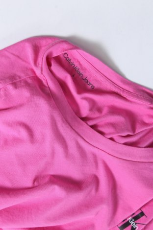 Damski T-shirt Calvin Klein Jeans, Rozmiar L, Kolor Różowy, Cena 205,24 zł