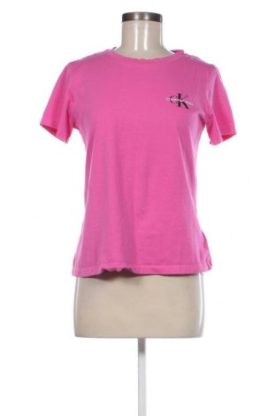 Damen T-Shirt Calvin Klein Jeans, Größe L, Farbe Rosa, Preis 39,69 €