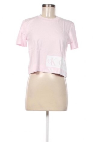 Γυναικείο t-shirt Calvin Klein Jeans, Μέγεθος M, Χρώμα Ρόζ , Τιμή 37,71 €