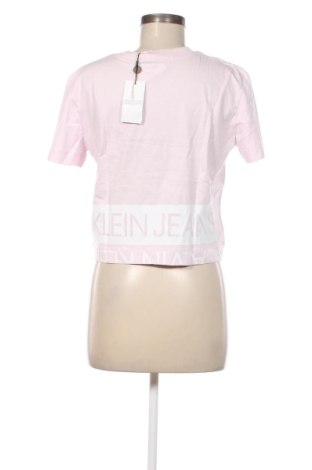 Damen T-Shirt Calvin Klein Jeans, Größe L, Farbe Rosa, Preis € 39,69