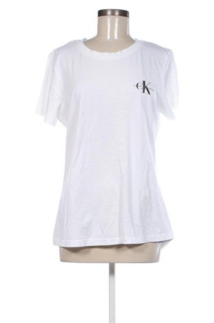 Дамска тениска Calvin Klein Jeans, Размер XL, Цвят Бял, Цена 77,00 лв.