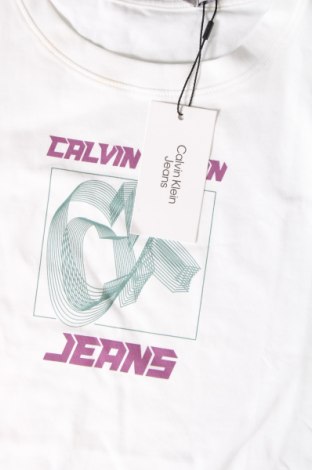 Дамска тениска Calvin Klein Jeans, Размер S, Цвят Бял, Цена 77,00 лв.