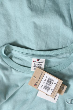 Γυναικείο t-shirt Champion, Μέγεθος M, Χρώμα Πράσινο, Τιμή 11,14 €