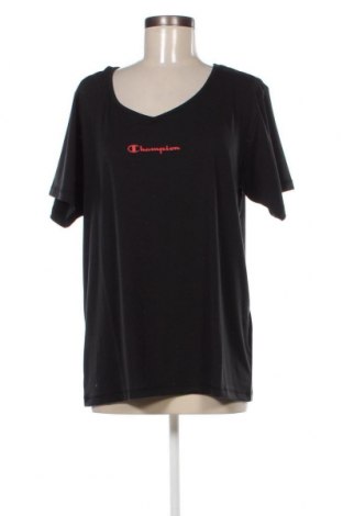 Γυναικείο t-shirt Champion, Μέγεθος XL, Χρώμα Μαύρο, Τιμή 18,56 €