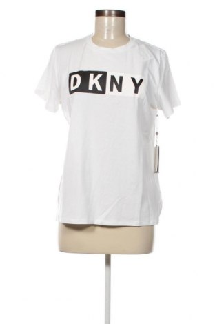 Γυναικείο t-shirt DKNY, Μέγεθος M, Χρώμα Εκρού, Τιμή 35,25 €