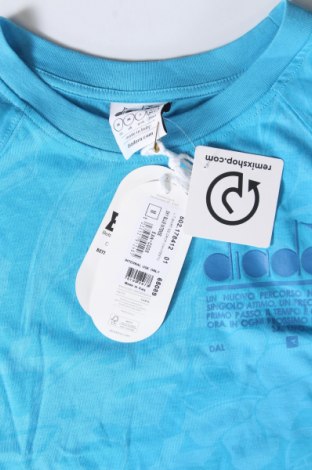 Damen T-Shirt Diadora, Größe M, Farbe Blau, Preis 30,36 €