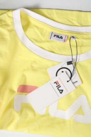 Дамска тениска FILA, Размер M, Цвят Жълт, Цена 62,00 лв.