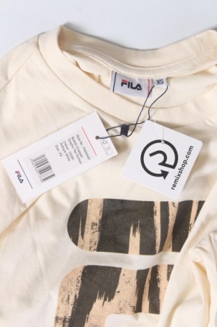 Γυναικείο t-shirt FILA, Μέγεθος XS, Χρώμα Εκρού, Τιμή 22,37 €