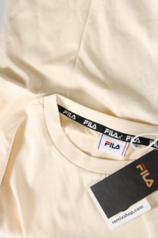 Γυναικείο t-shirt FILA, Μέγεθος S, Χρώμα Εκρού, Τιμή 17,58 €