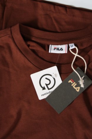 Γυναικείο t-shirt FILA, Μέγεθος M, Χρώμα Καφέ, Τιμή 31,96 €