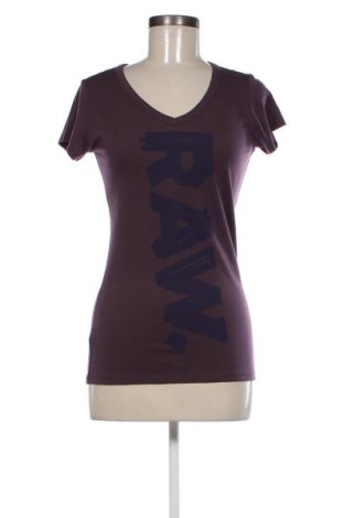 Damen T-Shirt G-Star Raw, Größe S, Farbe Lila, Preis € 12,19