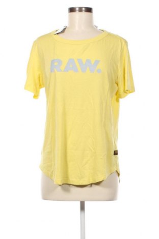 Γυναικείο t-shirt G-Star Raw, Μέγεθος L, Χρώμα Κίτρινο, Τιμή 21,05 €