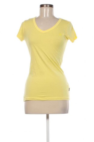 Γυναικείο t-shirt G-Star Raw, Μέγεθος XS, Χρώμα Κίτρινο, Τιμή 22,16 €