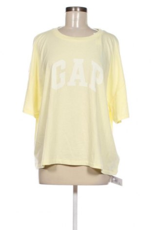 Γυναικείο t-shirt Gap, Μέγεθος XXL, Χρώμα Κίτρινο, Τιμή 9,59 €