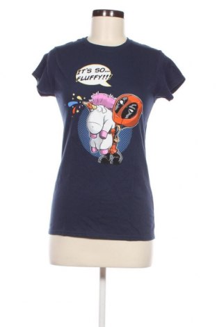 Damen T-Shirt Gildan, Größe M, Farbe Blau, Preis € 6,79