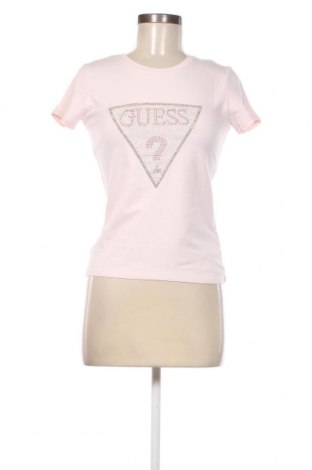 Damski T-shirt Guess, Rozmiar M, Kolor Różowy, Cena 182,31 zł