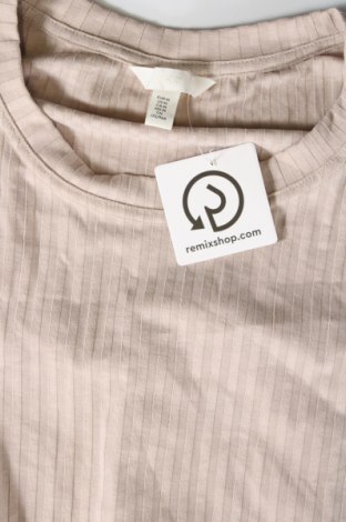 Дамска тениска H&M, Размер M, Цвят Бежов, Цена 9,75 лв.